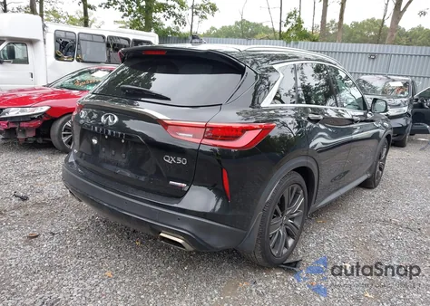 2020 Infiniti Qx50 Essential Awd z USA, uszkodzony, nr VIN 3PCAJ5M3XLF108988